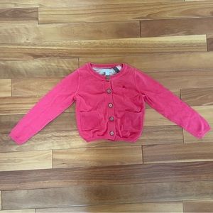 Girl Burberry Cardigan Sweater